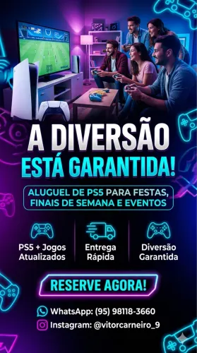 Aluga-se PlayStation 5