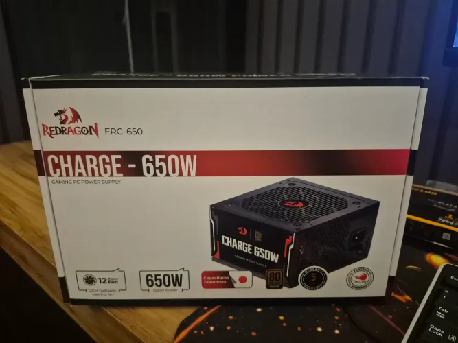 FONTE 650w REDRAGON CHARGE