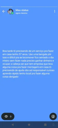 Preciso de ajuda alguma coisa pra fazer em casa
