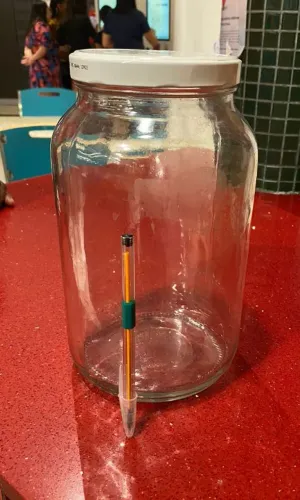 Frasco de  vidro de 3 litros 
