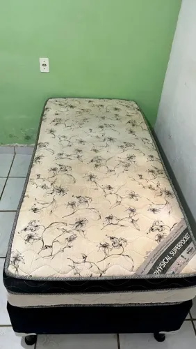 Colchão de solteiro ortobom mais base cama box