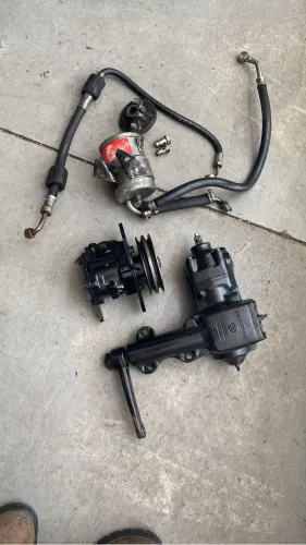 Kit caixa bomba direção hidráulica opala