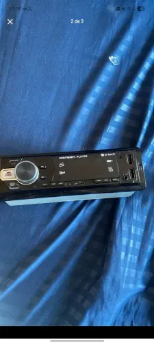 Rádio automotivo E-Tech 1DIN  - USB/AUX/FM