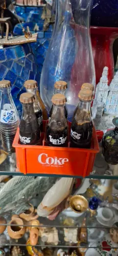 Garrafinhas da Coca anos 80