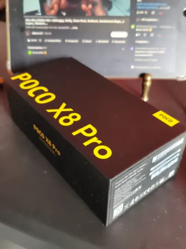 POCO X8 PRO 5G 8GB/256GB troco em iPhone