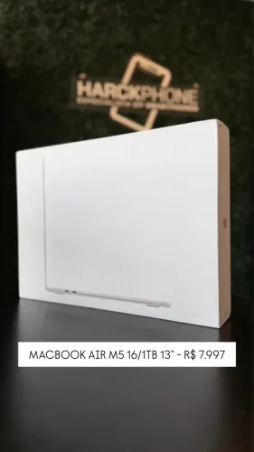 MacBook Air M5 16/1TB 13? - Loja Física - Nota fiscal