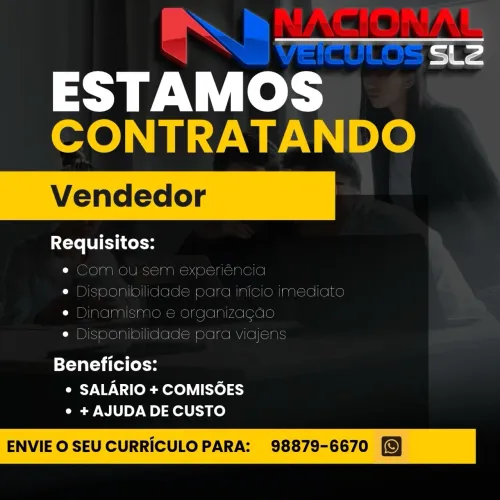 Vaga para vendedora