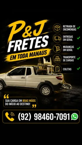 Frete, Mudança, Transportes de carga em Manaus
