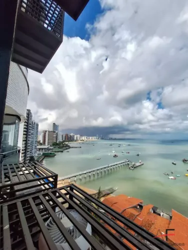 Apartamento Vista Mar, todo Mobiliado com 1 suíte para locação no Mucuripe