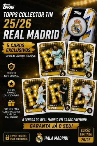 Topps Collector Tin Real Madrid - Lendas