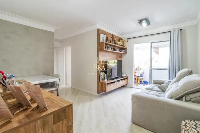 Apartamento mobiliado com 79m², 3 dormitórios sendo 1 suíte e 1 vaga para locaçã
