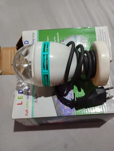 Globinho colorido -led full color rotating lamp w998