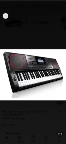 Teclado Casio CTX 5000