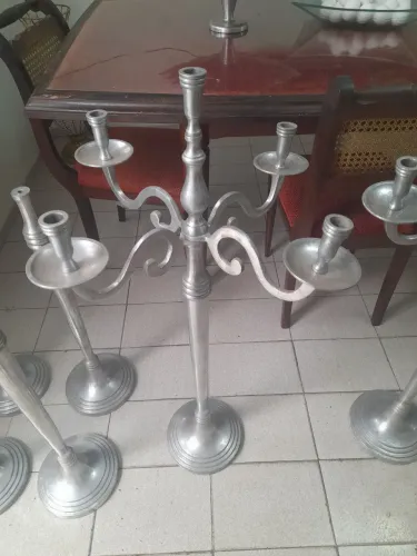 Castiçais de Alumínio