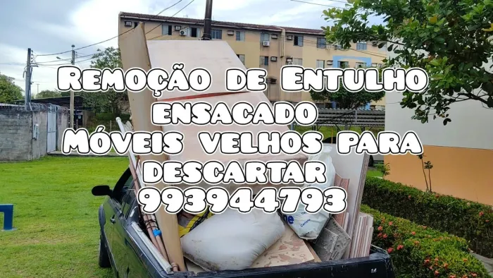 Retirada de entulhos pós obra ensacado 