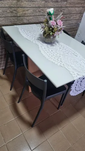 Mesa de Jantar 120x80 + 4 cadeiras TRAMONTINA
