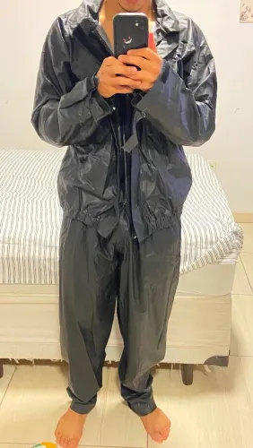 Capa de chuva motoboy usada com avarias