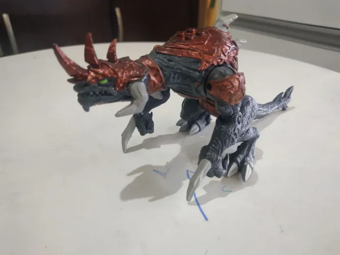 Dragão Mega Bloks tipo lego articulado 