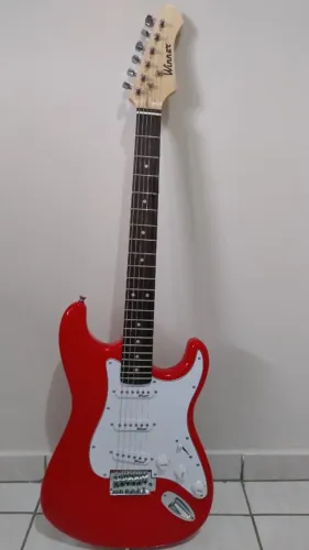 Guitarra winner para iniciante com capa