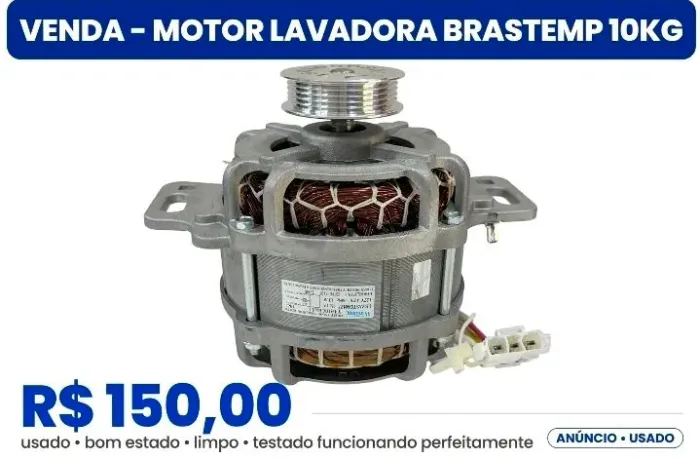 Motor de máquina faz tudo 10kg