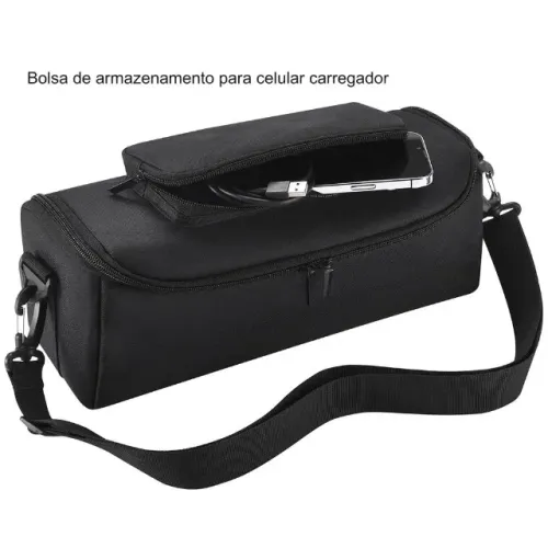 Bolsa Case Transporte Eletrônicos Caixa de Som Acessórios Gadgets
