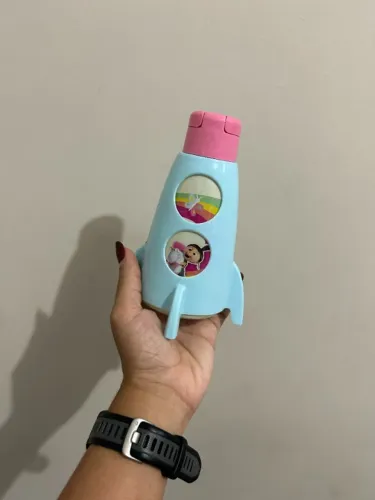 Garrafa de Plástico Com Capa Foguete 320 ml Agnes "Meu Malvado Favorito"
