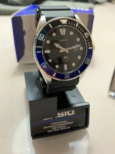 Relógio Casio analógico preto