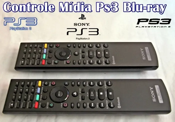 Controle Mídia Ps3 Blu-ray