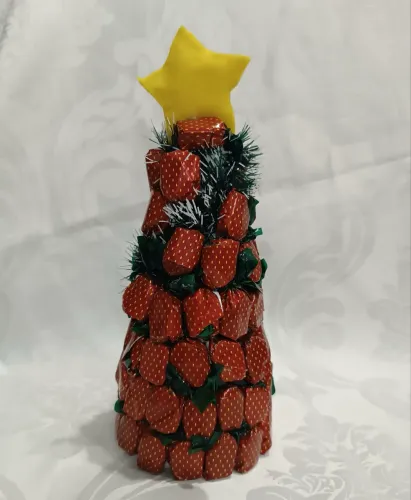 Papai noel de bala para o natal 