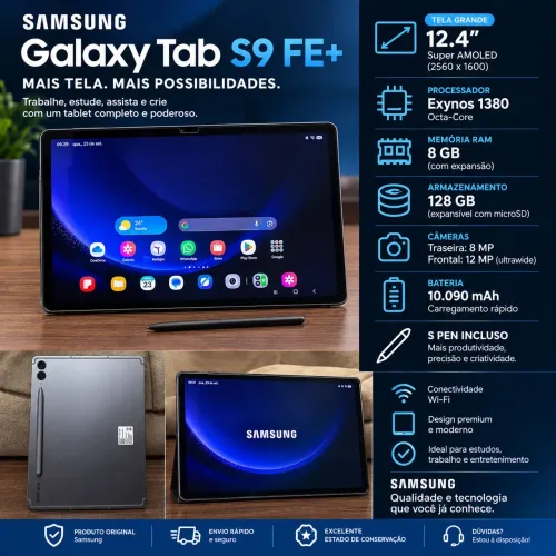 ? Samsung Galaxy Tab S9 FE+ ? Excelente estado!