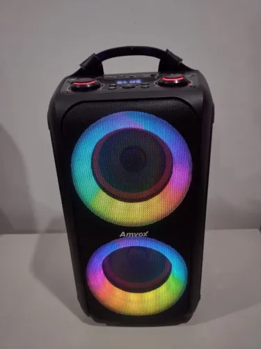 Caixa de som Amvox 600w Bagvox ACA 600