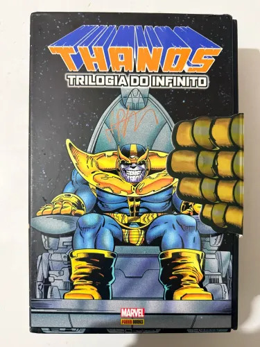 Box Trilogia do Infinito ( AUTOGRAFADA por Jim Starlin Criador do THANOS CCXP 22) ESGOTADO