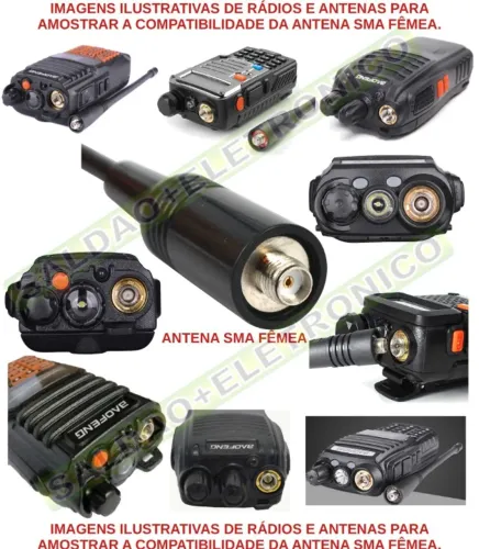 1 Antena Vhf De Baofeng Uv5r Bf 777s 888s Uv82 Uv6r Rd5r Dm5r Quansheng e Baofeng