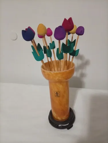 Lindo Vaso de Cristal marca São Marcos