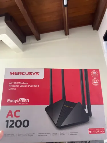 Roteador AC 1200 4 Antenas Mercusys