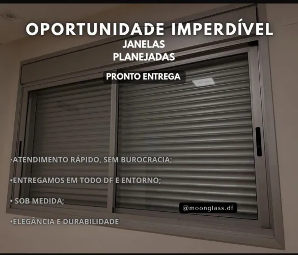 Janelas diversas sob medida planejadas 