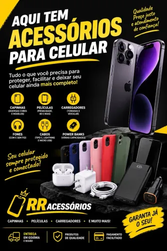 RR ACESSÓRIOS TUDO PARA O SEU CELULAR!
