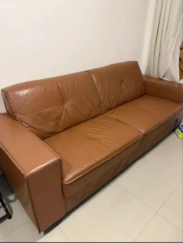 Sofá couro legítimo oficina design!!