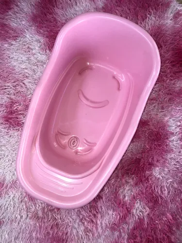 Banheira de bebê rosa PROMOÇÃO (nova)