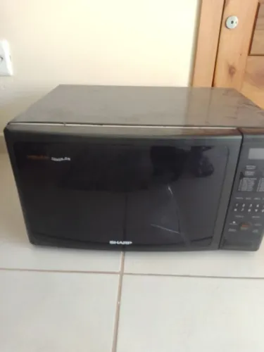Microondas com defeito