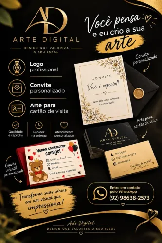 Artes Digitais Personalizadas | Logos e Convites