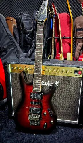 Ibanez S Series s540fm transparent red 1997Japan /ñ Gibson epiphone prs fender esp ltd vox