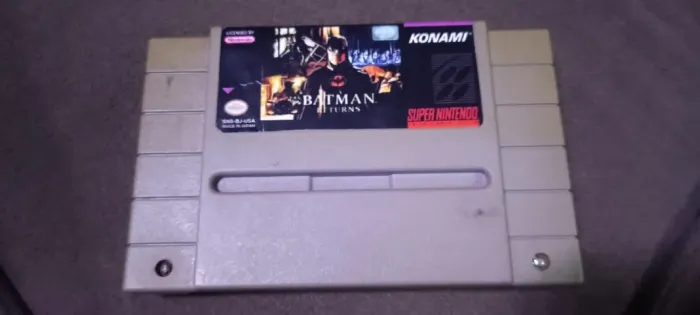 Batman Returns Original SNES Americano Relabel