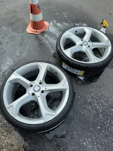 Rodas Volcano Advance Aro 18 - Pneus novos 185/35-18