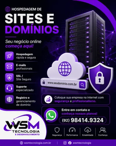Hospedagem de Sites e Registro de Domínio | Suporte Especializado