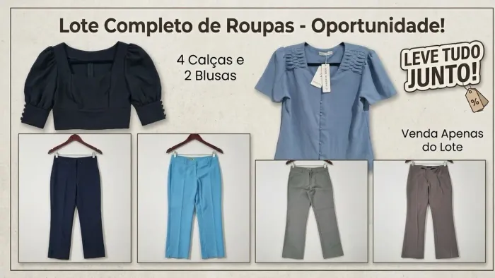 Lote de roupas