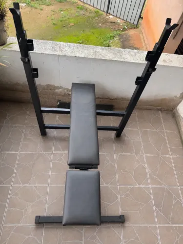Banco supino com suporte pra barra