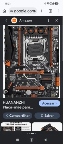 Placa mãe gaming Huananzhi e processador E5 2690 2.9ghz