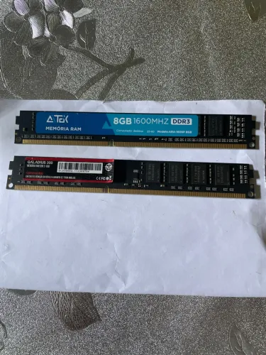 2 Memória RAM DDR3 16GB 2x 8
