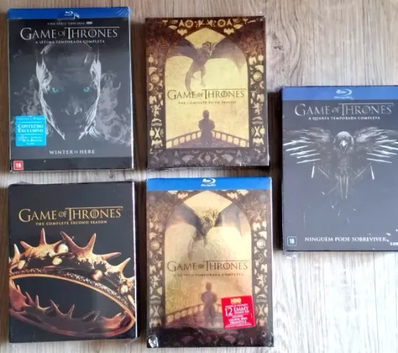 GOT Bluray Novos Originais Game of Thrones a partir de $50 Cada